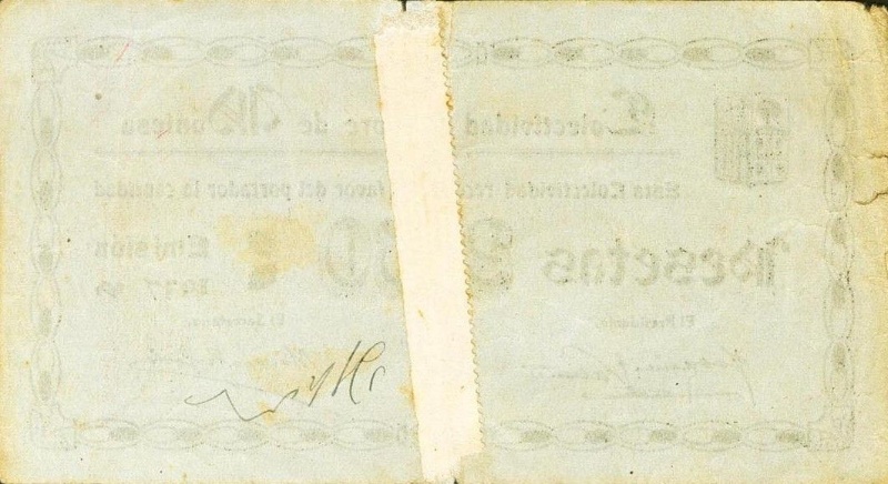 Reverso de 2.50 Pesetas (Muniesa)