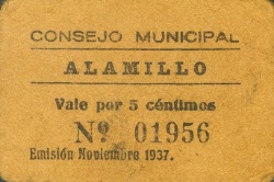 Anverso de 5 Céntimos (Alamillo)