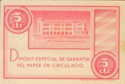 Reverso de 5 Céntimos (Fonts de Sacalm)