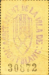 Reverso de 5 Céntimos (Montblanc)