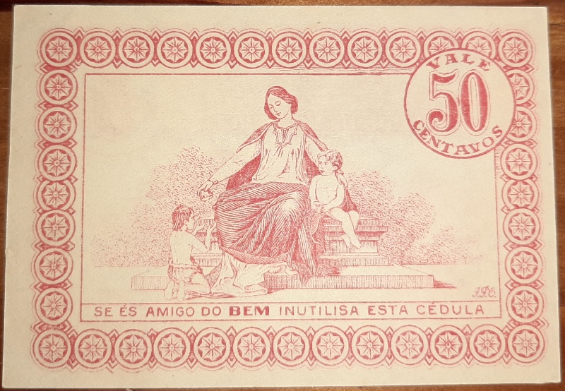 Billete 50 Centavos (Arcos de Valdevez) | 1917 - 1922 - Reverso Reverso de 50 Centavos (Arcos de Valdevez)