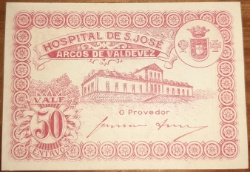 Anverso de 50 Centavos (Arcos de Valdevez)