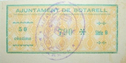 Reverso de 50 Céntimos (Botarell)