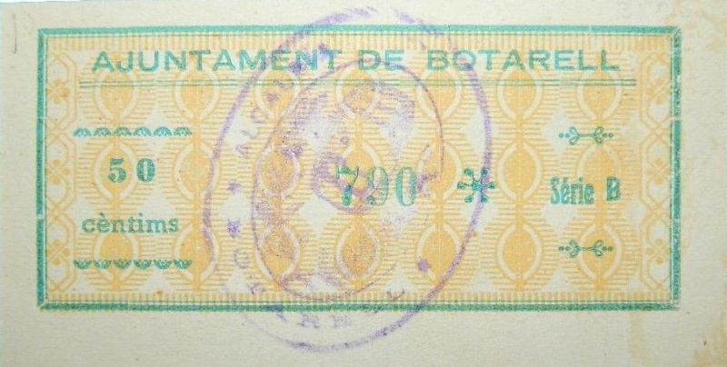 Reverso de 50 Céntimos (Botarell)