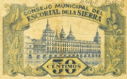 Reverso de 50 Céntimos (El Escorial de la Sierra)