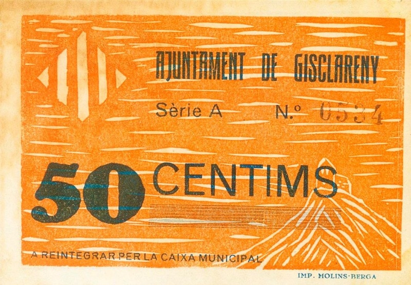 Reverso de 50 Céntimos (Gisclareny)
