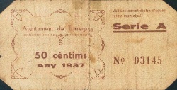 Reverso de 50 Céntimos (Torregrossa)