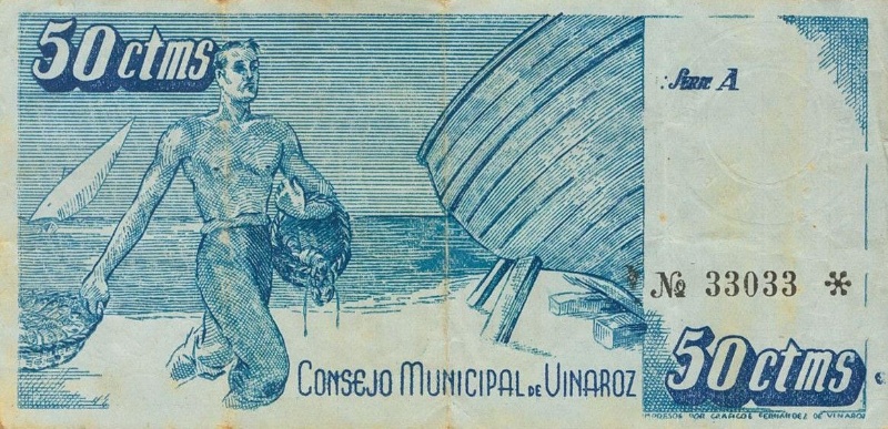 Reverso de 50 Céntimos (Vinaroz)