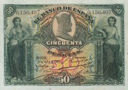 Anverso de 50 Pesetas