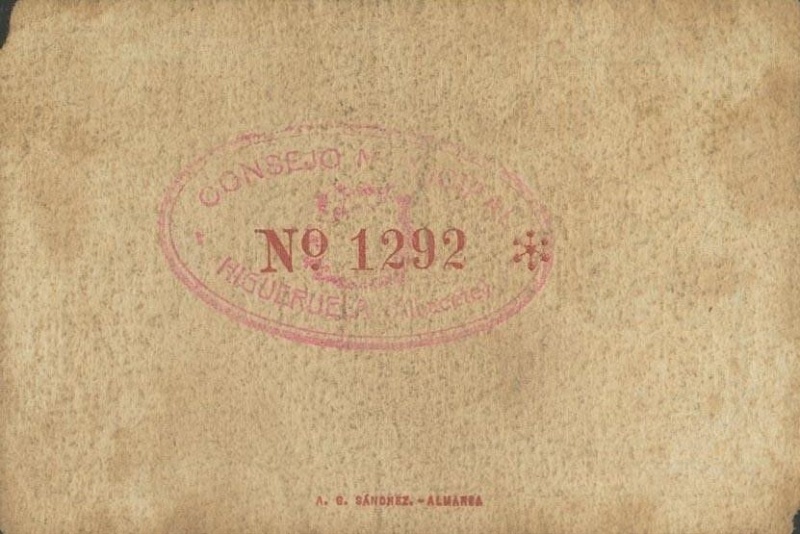 Reverso de 50 Céntimos de Peseta (Higueruela)