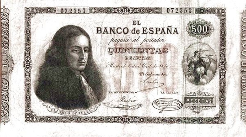 Anverso de 500 Pesetas