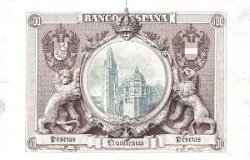 Reverso de 500 Pesetas