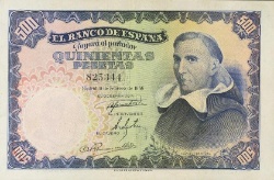 Anverso de 500 Pesetas