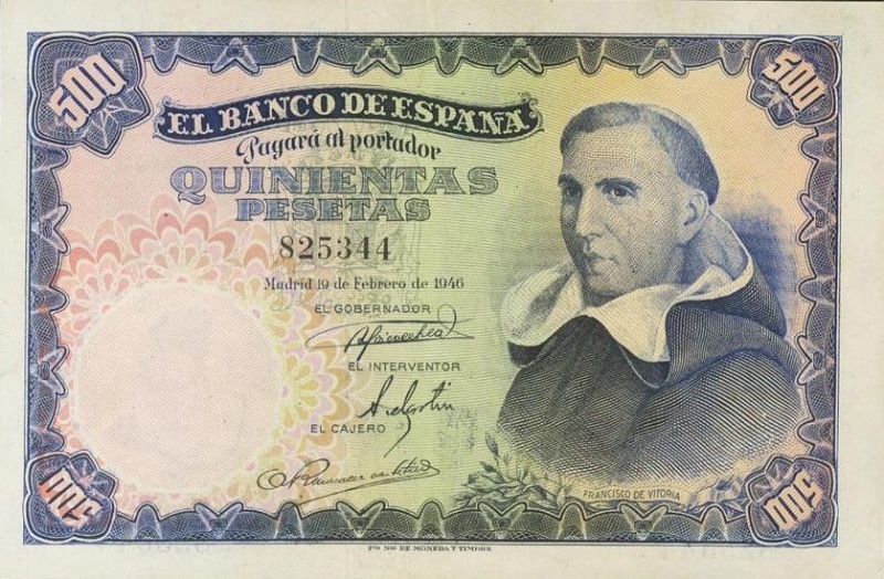 Anverso de 500 Pesetas
