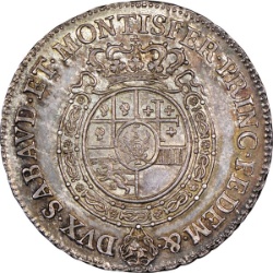 Reverso de ½ (medio) Escudo - Carlo Emanuele III