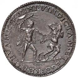 Reverso de ½ (medio) Escudo - Ercole II