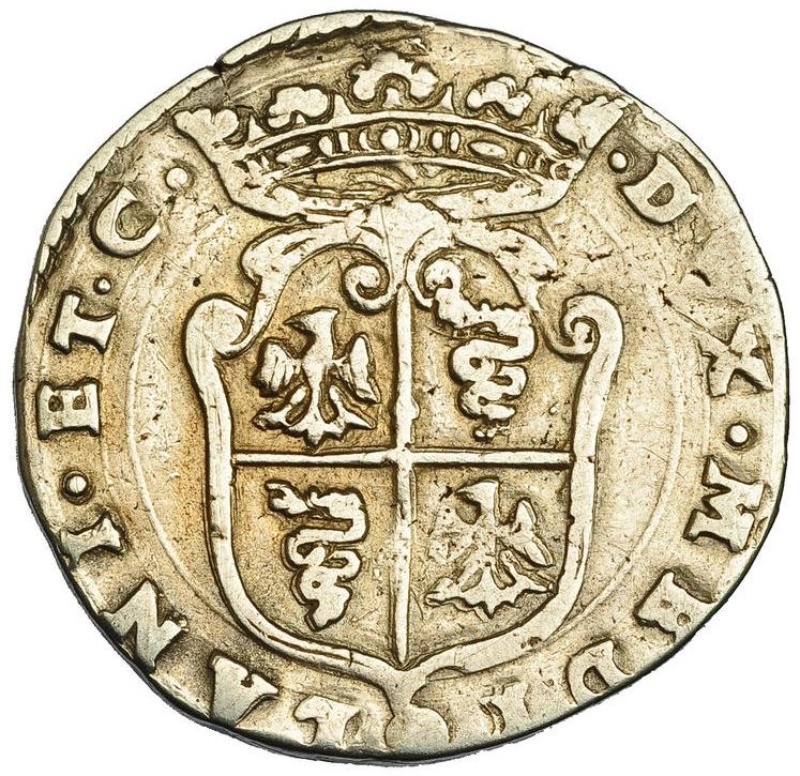 Moneda ½ (medio) Escudo - Filippo II | 1588 - Reverso Reverso de ½ (medio) Escudo - Filippo II
