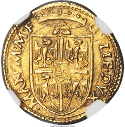 Anverso de ½ (medio) Escudo d'oro - Guglielmo Gonzaga