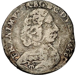 Anverso de ½ (medio) Lira - Francesco I