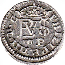 Anverso de ½ (medio) Real - Felipe IV (Segovia)