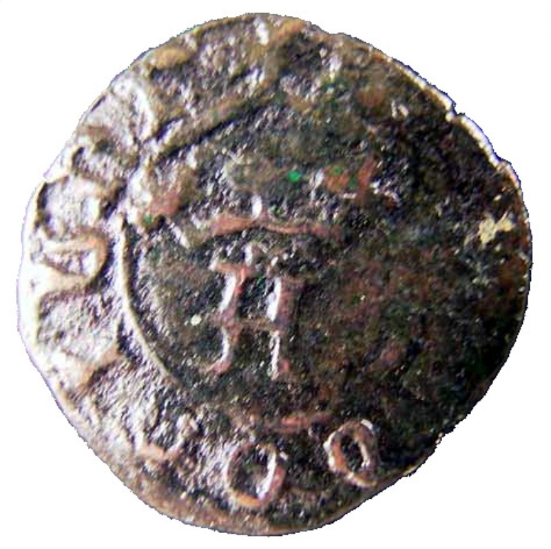 Moneda ½ (medio) Real Preto - Afonso V (Sin carta de ceca) | 1438 - 1481 - Anverso Anverso de ½ (medio) Real Preto - Afonso V (Sin carta de ceca)