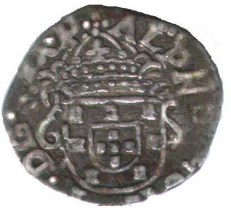 Moneda ½ (medio) Tostão - Alfonso VI | 1663 - 1667 - Anverso Anverso de ½ (medio) Tostão - Alfonso VI