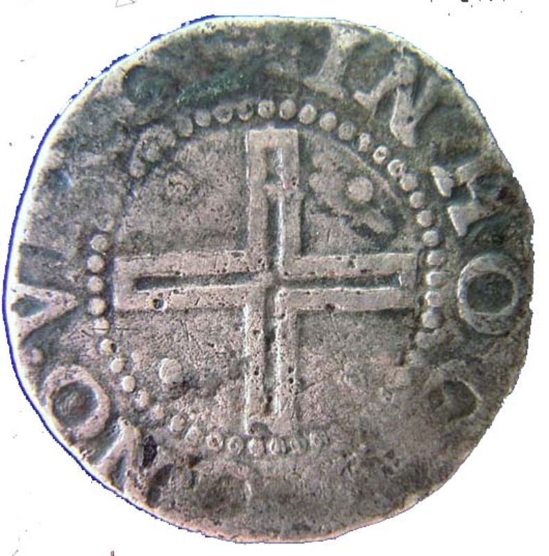 Reverso de ½ (medio) Tostão - Felipe II