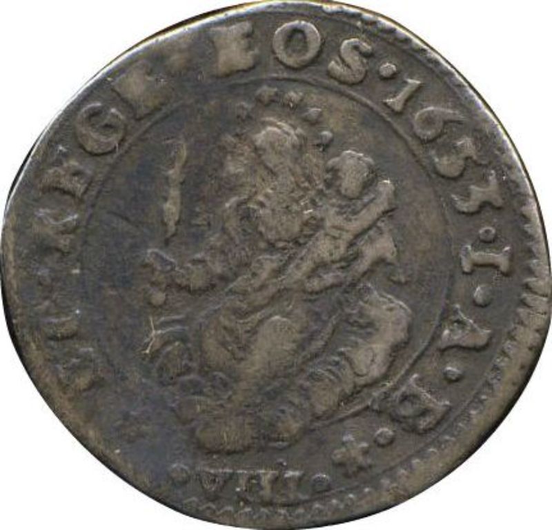 Reverso de ⅛ (octavo) de Escudo
