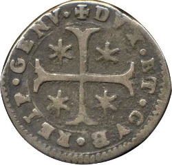 Anverso de ⅛ (octavo) de Escudo