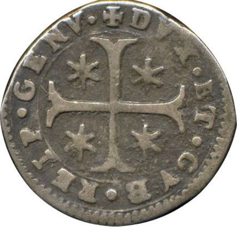 Anverso de ⅛ (octavo) de Escudo